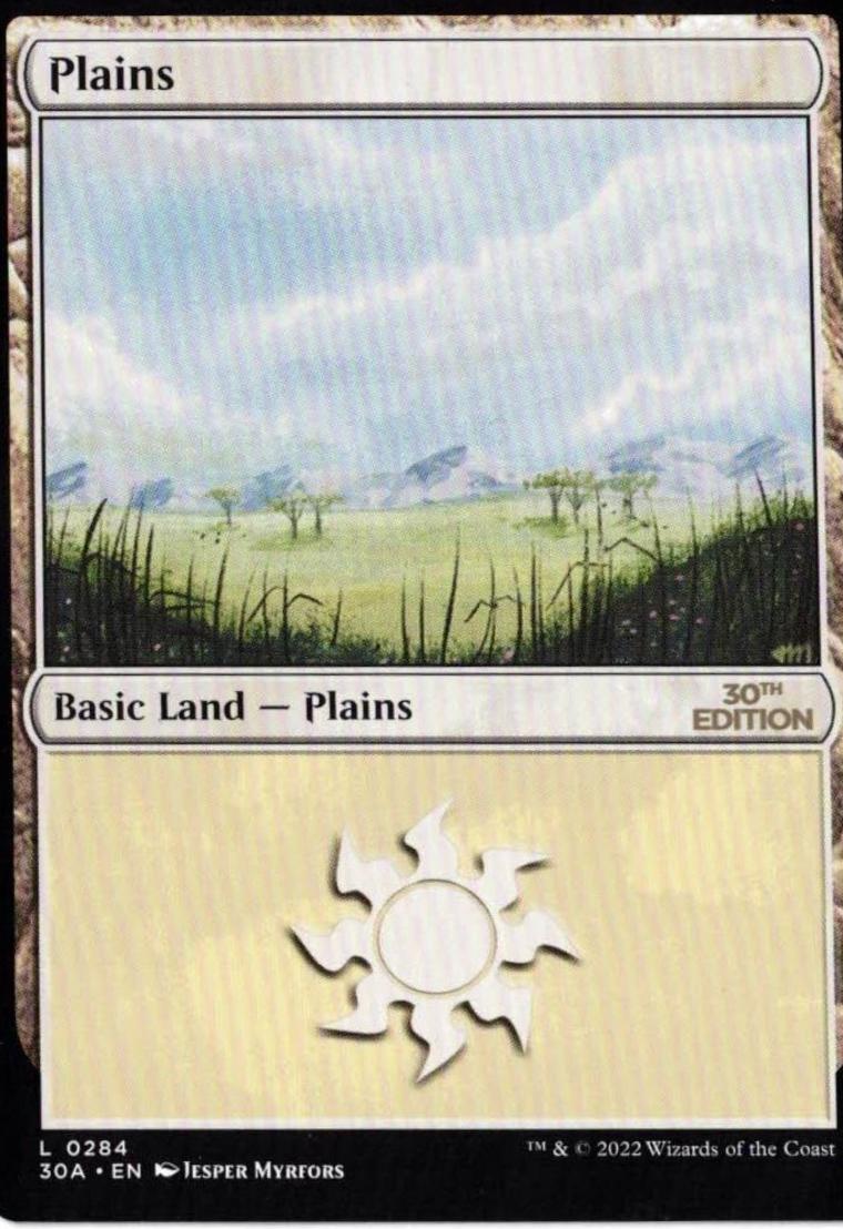 Plains #284 Magic 30th Anniversary