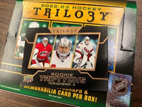 Pyotr Kochetkov #RT-PK Hockey Cards 2022 Upper Deck Trilogy Rookie Triptychs