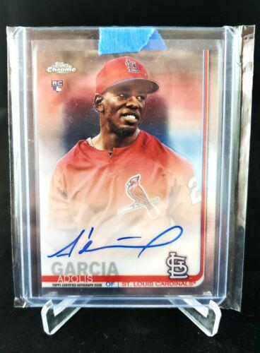 Adolis Garcia #RA-AG Baseball Cards 2019 Topps Chrome Rookie Autographs