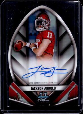 Jackson Arnold #FOFA-JA Football Cards 2023 Bowman Chrome University Future of Autographs