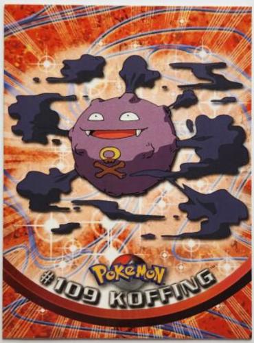 Koffing #109 Pokemon 2000 Topps TV