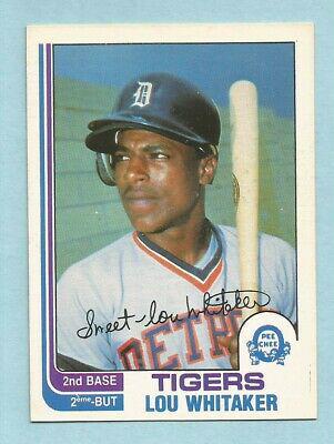 Lou Whitaker #39 Baseball Cards 1982 O Pee Chee