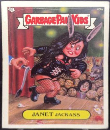 JANET Jackass #40a 2004 Garbage Pail Kids