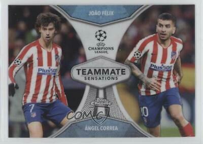 Joao Felix, Angel Correa #TS-FC Soccer Cards 2019 Topps Chrome UEFA Champions League Teammate Sensations