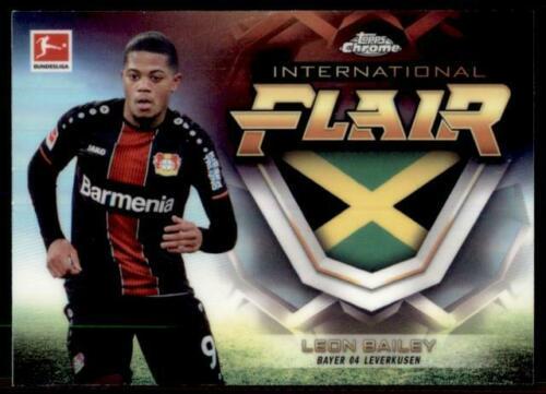 Leon Bailey #IF-13 Soccer Cards 2019 Topps Chrome Bundesliga International Flair