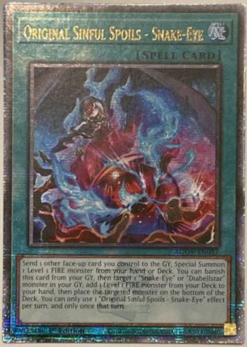 Original Sinful Spoils - Snake-Eye [Quarter Century Secret Original Sinful Spoils - Snake-Eye [Quarter Century Secret