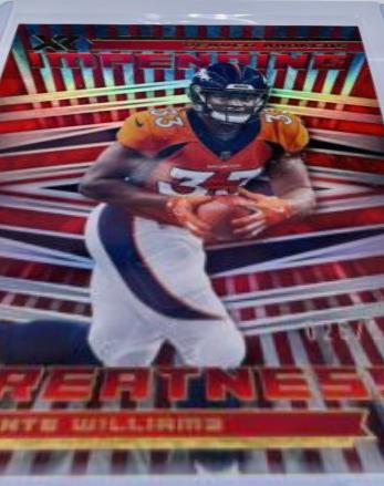 Javonte Williams #IMG15 Football Cards 2021 Panini XR Impending Greatness