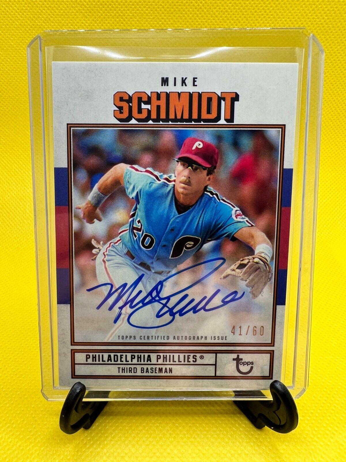Mike Schmidt #AC-MS Baseball Cards 2022 Topps Brooklyn Collection Autographs