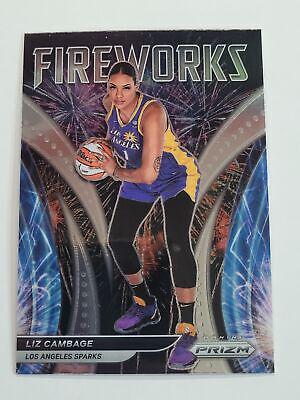 Liz Cambage #3 Basketball Cards 2022 Panini Prizm WNBA Fireworks