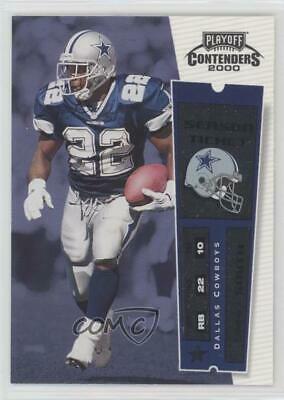 Emmitt Smith #23 Football Cards 2000 Playoff Contenders