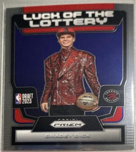 Gradey Dick #4 Basketball Cards 2023 Panini Prizm Luck of the Lottery