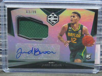 Jared Butler #LA-JBU Basketball Cards 2021 Panini Chronicles Draft Picks Limited Rookie Jersey Autograph