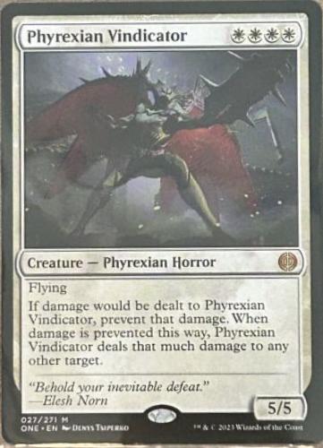 Phyrexian Vindicator #27 Magic Phyrexia: All Will Be One