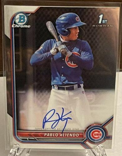 Pablo Aliendo #CPA-PA Baseball Cards 2022 Bowman Chrome Prospect Autographs