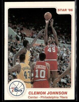 Clemon Johnson #4 Basketball Cards 1985 Star