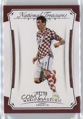 Mario Mandzukic #6 Soccer Cards 2018 Panini National Treasures
