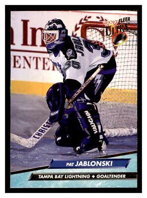 Pat Jablonski #202 Hockey Cards 1992 Ultra