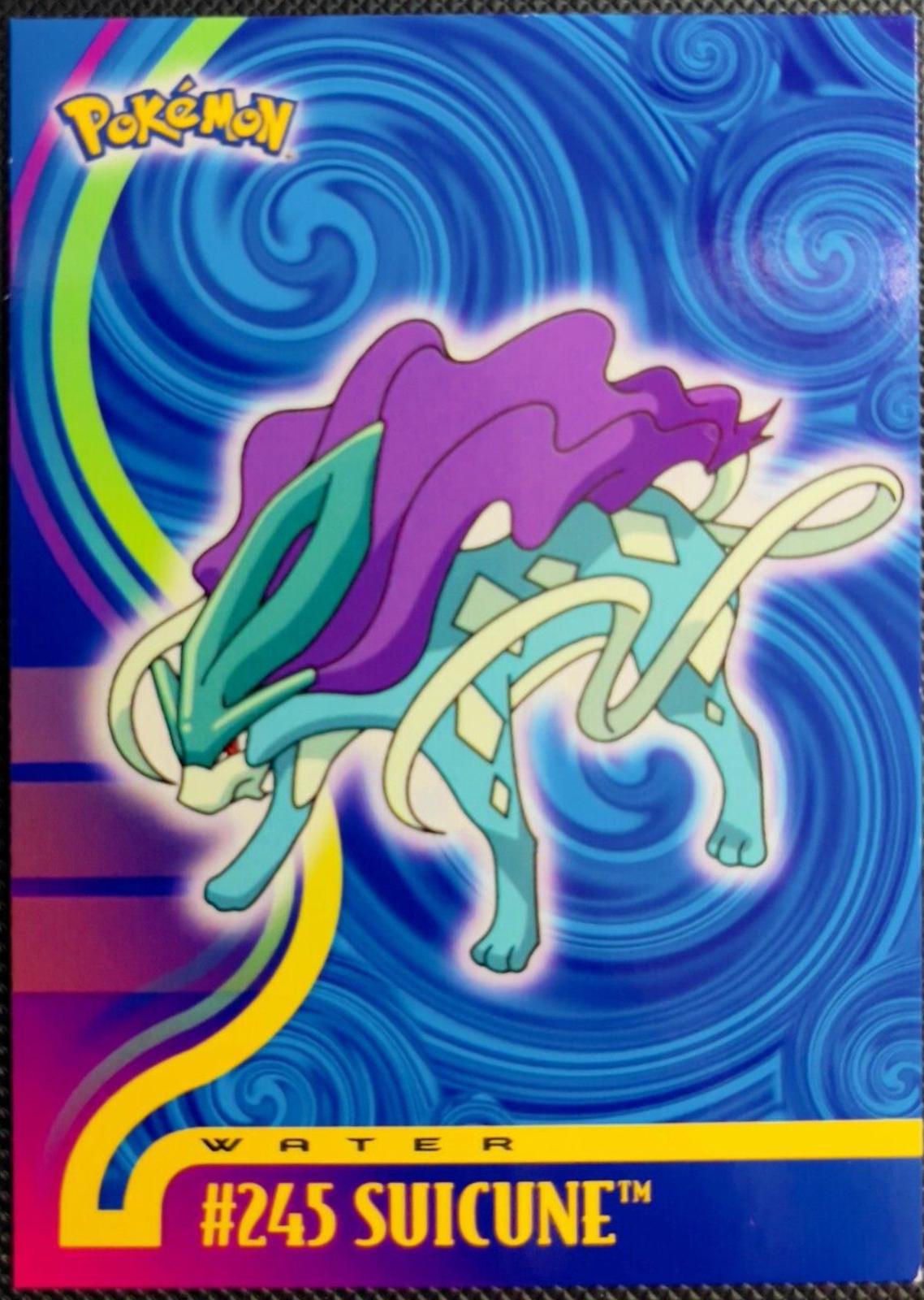 Suicune #245 Pokemon 2001 Topps Johto Champions