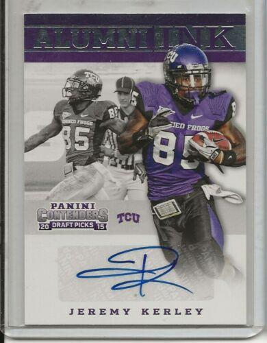 Jeremy Kerley #31 Football Cards 2015 Panini Contenders Draft Picks Alumni Ink