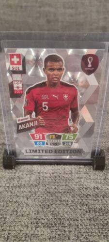 Manuel Akanji Soccer Cards 2022 Panini Adrenalyn XL FIFA World Cup Qatar Limited Edition