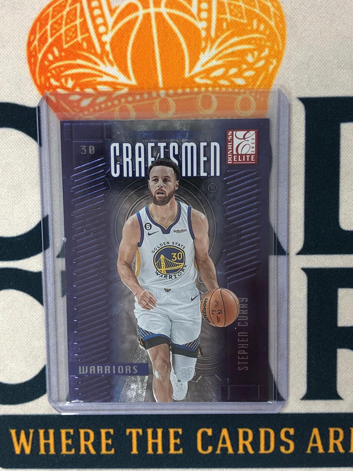 Stephen Curry #2 Basketball Cards 2023 Donruss Elite Craftsmen