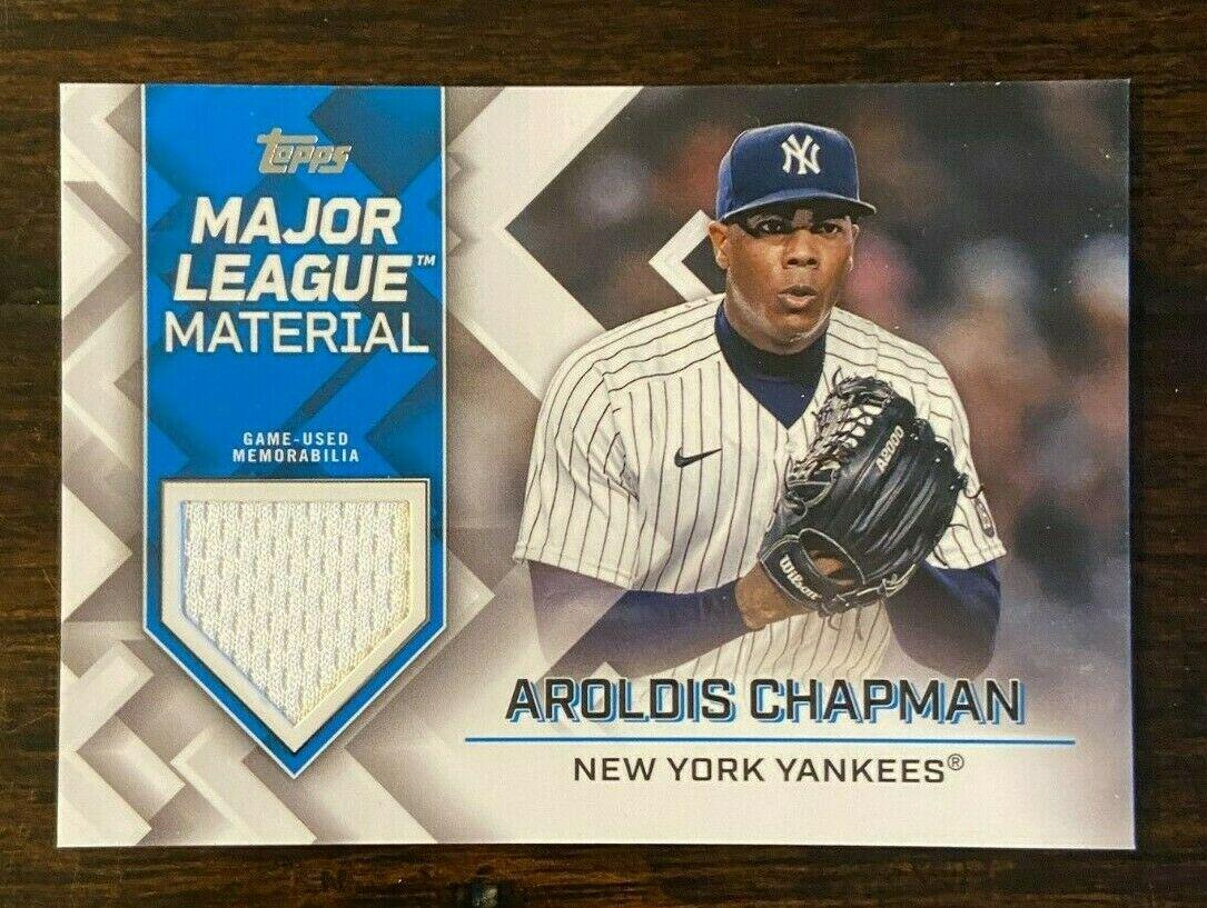 Aroldis Chapman #MLM-AC Baseball Cards 2022 Topps Major League Material Relics