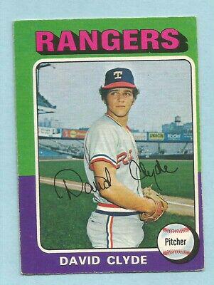 David Clyde #12 Baseball Cards 1975 O Pee Chee