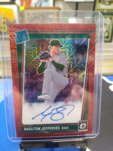 Daulton Jefferies #OA-DJ Baseball Cards 2021 Panini Donruss Optic Autographs