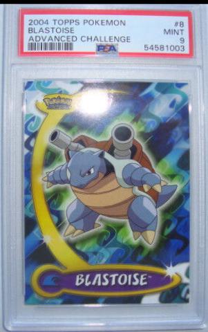 Blastoise #8 Pokemon 2004 Topps Advanced Challenge