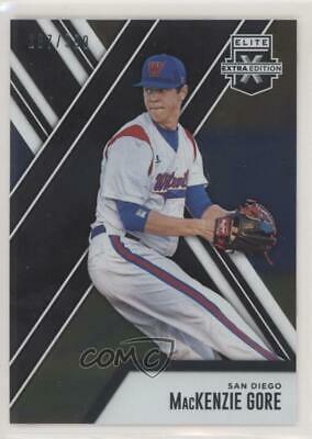 MacKenzie Gore #3 Baseball Cards 2017 Panini Elite Extra Edition