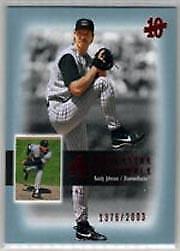 Randy Johnson #SF4 Baseball Cards 2003 SP Authentic Superstar Flashback