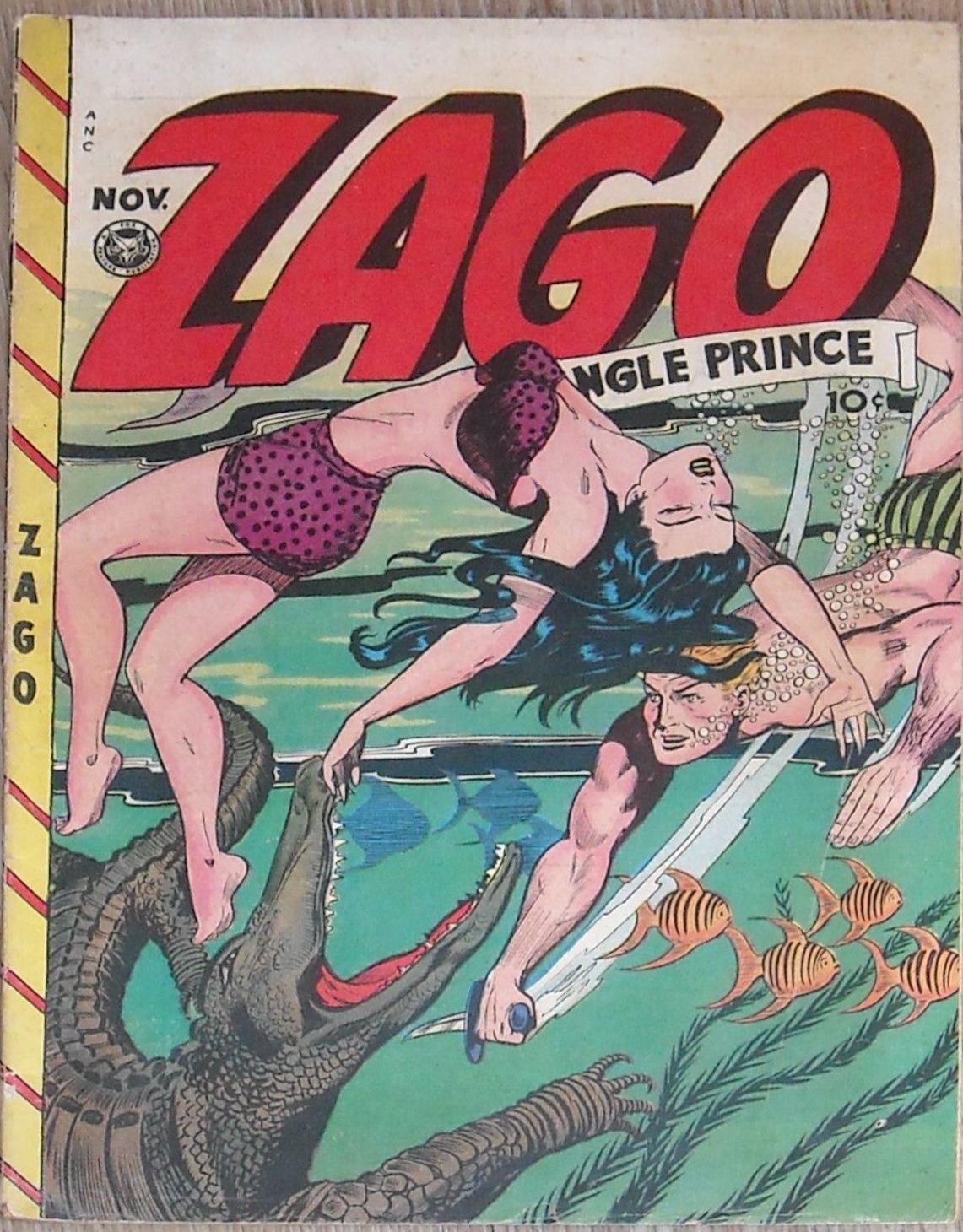 Zago Jungle Prince #2 (1948) Comic Books Zago Jungle Prince