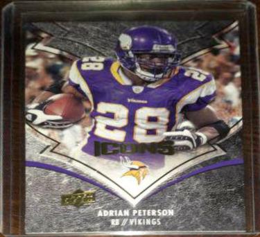 Adrian Peterson #56 Football Cards 2008 Upper Deck Icons