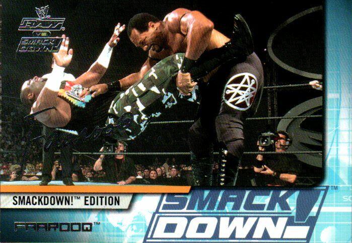 Faarooq #50 Wrestling Cards 2002 Fleer WWE Raw vs Smackdown