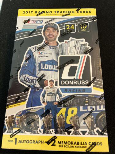 Hobby Box Racing Cards 2017 Panini Donruss Nascar