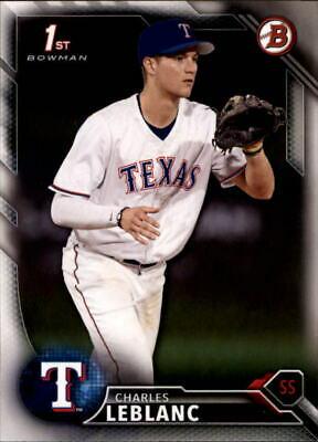 Charles Leblanc #BD-103 Baseball Cards 2016 Bowman Draft
