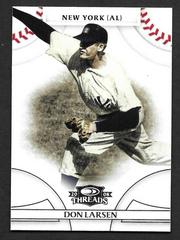 Don Larsen #34 Baseball Cards 2008 Donruss Threads Prices