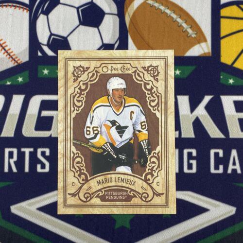 Mario Lemieux #W-ML Hockey Cards 2023 O-Pee-Chee Wood