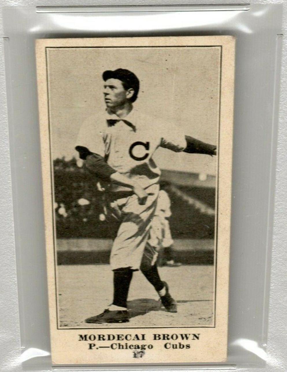 Mordecai Brown #17 Baseball Cards 1916 M101 4 Sporting News