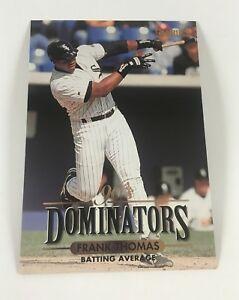 Frank Thomas #2 of 10 Baseball Cards 1994 Donruss Decade Dominators Supers