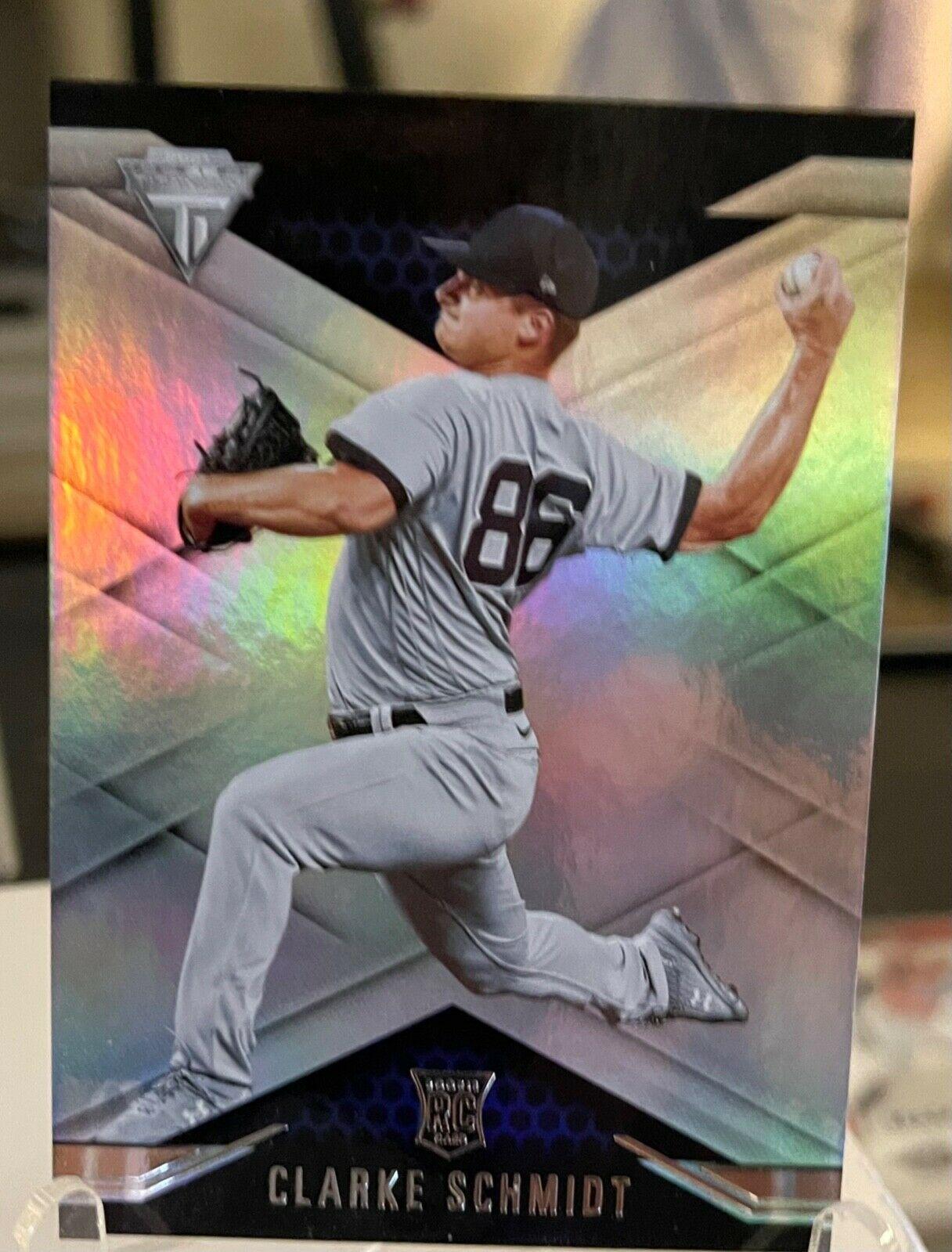 Clarke Schmidt #8 Baseball Cards 2021 Panini Chronicles Titanium