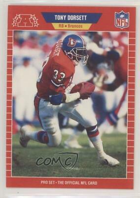 Tony Dorsett #453 Football Cards 1989 Pro Set
