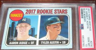 Yankees 2017 Rookie Stars: Aaron Judge / Tyler Austin