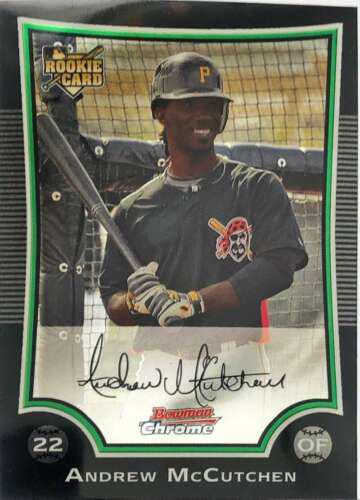Andrew McCutchen #178 Baseball Cards 2009 Bowman Chrome