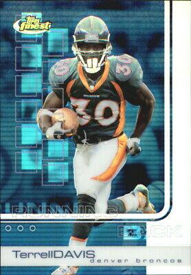 Terrell Davis #8 Football Cards 2002 Topps Finest
