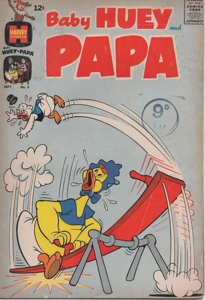 Baby Huey and Papa #3 (1962) Comic Books Baby Huey and Papa