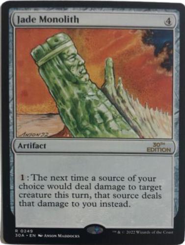 Jade Monolith #249 Magic 30th Anniversary