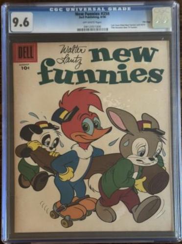 New Funnies #258 (1958) Comic Books New Funnies