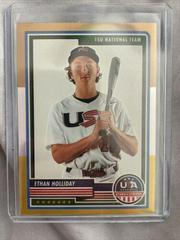Ethan Holliday [Bronze Silver Gold] #30 Baseball Cards 2023 Panini Stars & Stripes USA Prices