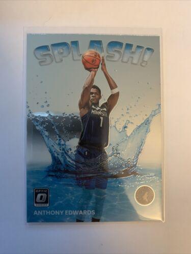 Anthony Edwards #2 Basketball Cards 2022 Panini Donruss Optic Splash